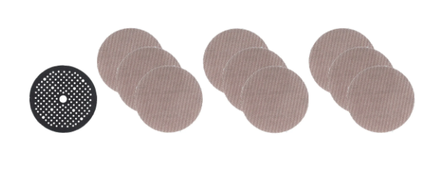 HIOMAVERKKOSARJA 125MM 10 KPL/PKT - Tarrahiomapyöröt - 64632125810 - 1