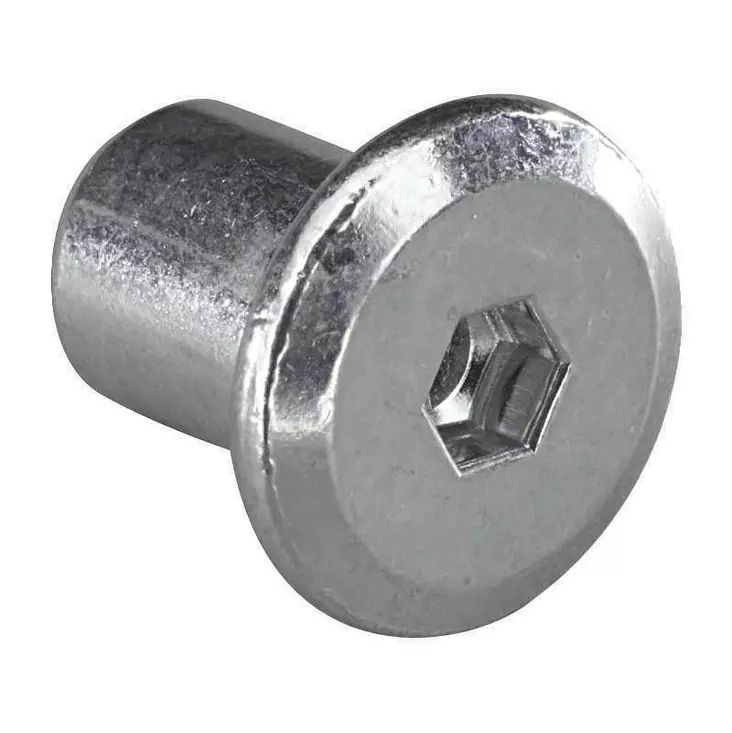 HUONEKALUMUTTERI M6/15 ZN/MSG - Huonekaluruuvit - 42010810 - 1