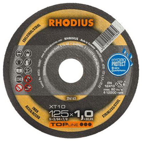 LAIKKA MET/INOX KATK XT10 125X1.0X22 - Katkaisulaikat metalli - 64210150 - 1