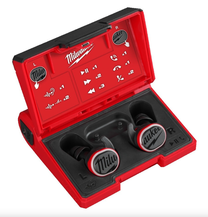 MILWAUKEE BLUETOOTH KORVATULPAT L4RLEPB- - Kuulosuojaimet - 5644933478750 - 1