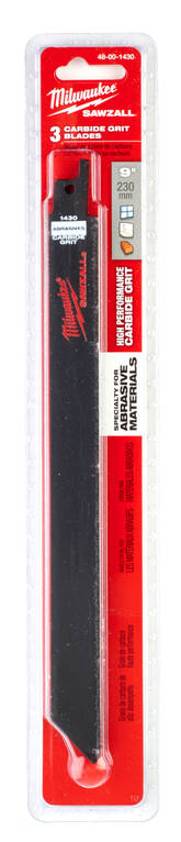 PUUKKOSAHANT 3KPL 230 CARBIDI MILW - Puukkosahanterät harkoille - 63848001430 - 1