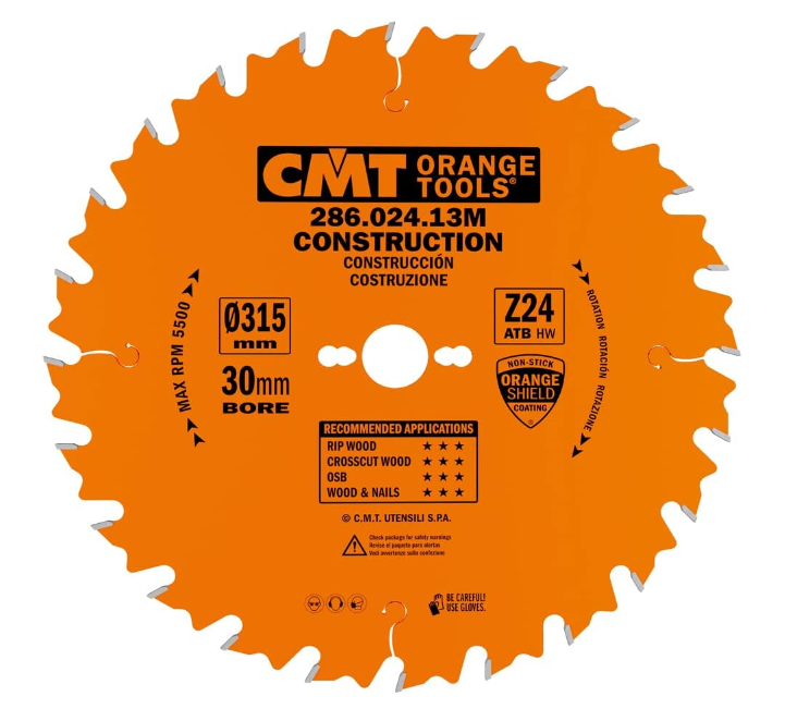 PYÖRÖSAHANTERÄ 315x24Tx30 MM - Pyörösahanterät puu - 63510150 - 1