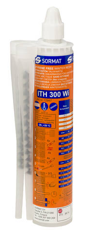 KEMIALLINEN MASSA TALVI -20 SORMAT 300ML - Kemialliset ankkurointimassat - 70410011 - 1