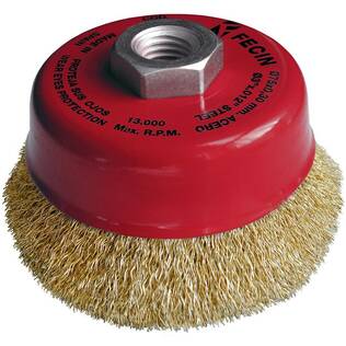 FECIN KUPPITERÄSHARJA MESS 75MM - Teräsharjat - 61110082 - 1