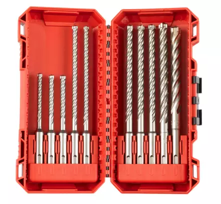 SDS-PLUS TERÄ SARJA 10-OS RX4 MILW - Sds+ 4-leikkuinen terä - 73072102 - 1