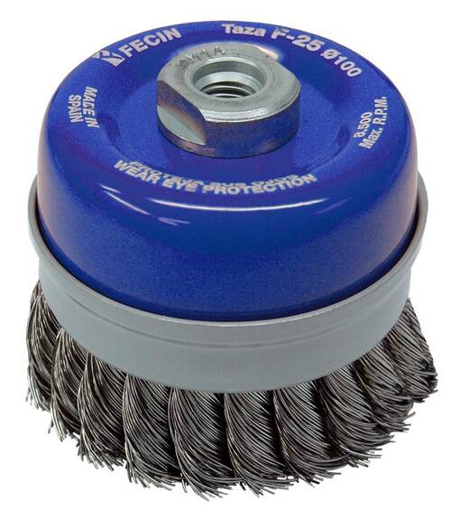 FECIN KUPPITERÄSHARJA RST PUNOT 100 M14 - Teräsharjat - 61110072 - 1