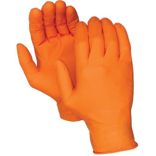 TYÖKÄS NITRIILI ORANSSI 50KPL/LTK - Muut käsineet - 561100072P - 1