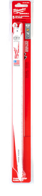 PUUKKOSAHANT 5KPL 300/8/12TPI YLEIS MIL - Puukkosahanterät - 63848005094 - 1