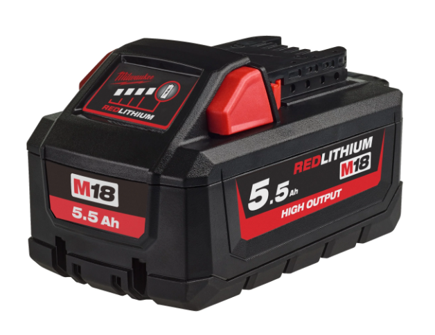 MILWAUKEE M18HB5 AKKU 5,5AH - M18 18V Akut ja laturit - 800M18HB5 - 1