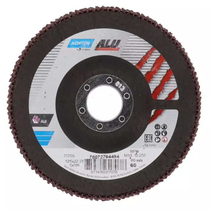 LAMELLILAIKKA NORT 125 Z60 ALUMIINILLE - Lamellilaikat - 643N10115 - 1