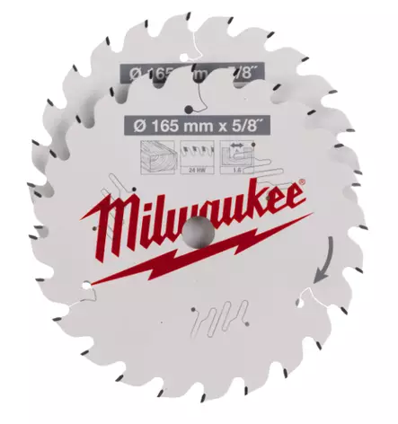 PYÖRÖSAHANTERÄ 165x24T 2 KPL 5/8 KES - Pyörösahanterät puu - 6354932479836 - 1