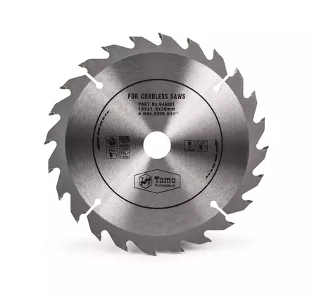 PYÖRÖSAHANTERÄ 165x24Tx20 MM TA OHUT - Pyörösahanterät puu - 635101046 - 1