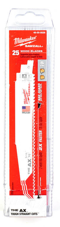 PUUKKOSAHANT 25KPL 230/5TPI AXFANGTIP MI - Puukkosahanterät puu - 63848008026 - 1