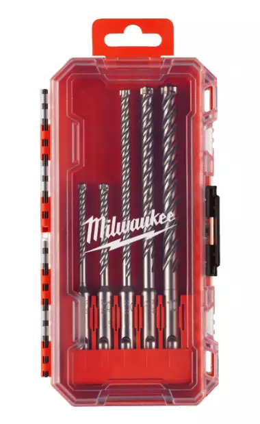 SDS-PLUS TERÄ SARJA 5-OS RX4 MILW - Sds+ 4-leikkuinen terä - 73072097 - 1