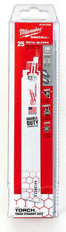 PUUKKOSAHANTERÄ 25KPL MET 230MM MILWAUK - Puukkosahanterät metalli - 63848008788 - 1