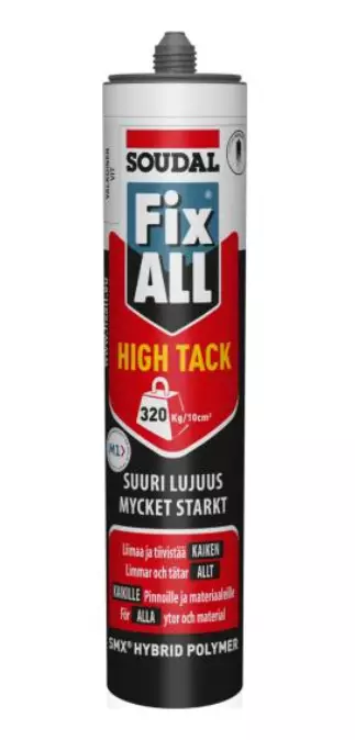 SOUDAL FIX ALL HIGH TACK 310ML VALK - Liimatiivisteet - 842103888 - 1