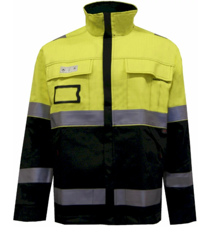 TAKKI 4835 HVT AFAS KELT/MUS - Palosuojatut työvaatteet - 560483548P - 1