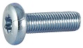 URARUUVI DIN 7985 ZN TORX - Uraruuvi pallokanta Din 7985 zn - 4004080008P - 1