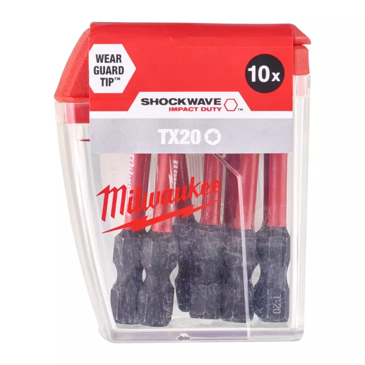 TORX BITS T25X50MM MILW SHOCKWAVE - Ruuvauskärjet torx - 629352978 - 1