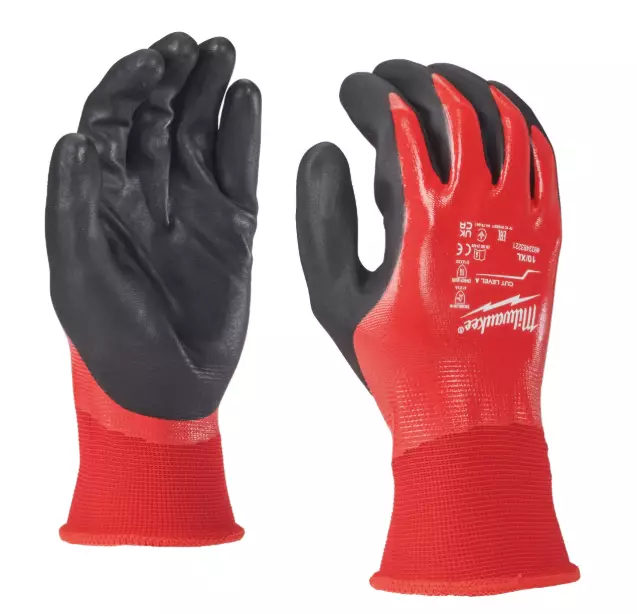 TYÖKÄS VIILTOSUOJA CUT A MILW NITRIILI - Viiltosuojatut työkäsineet - 5611939114609P - 1